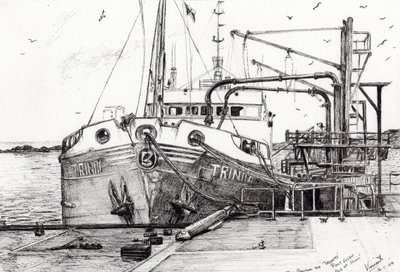 The Trinity port Ellen Isle of Islay, 2007 by Vincent Alexander Booth